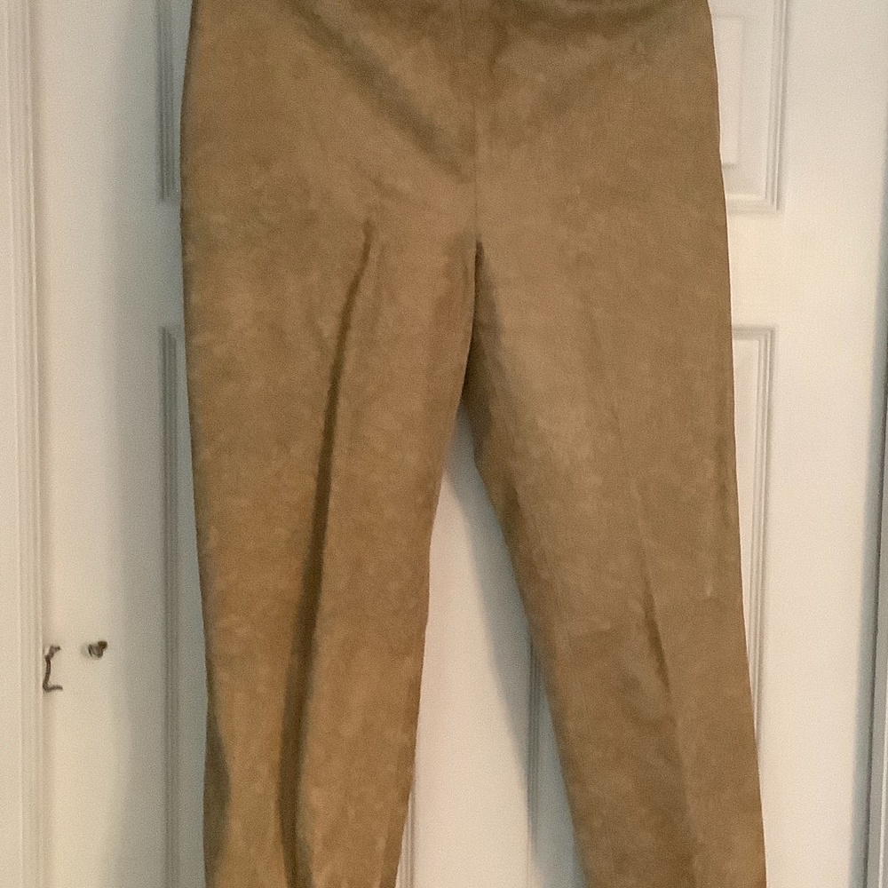 Bergdorf-Goodman faux leather pants. Sz 10